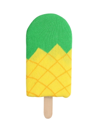 Funny Sokken - Ananas Ijs - Geel