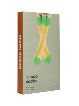 Funny Sokken - Ananas Ijs - Geel