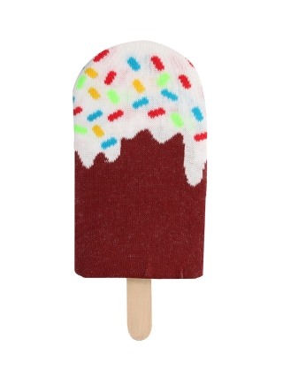 Funny Sokken - Chocolade Ijs - Bruin