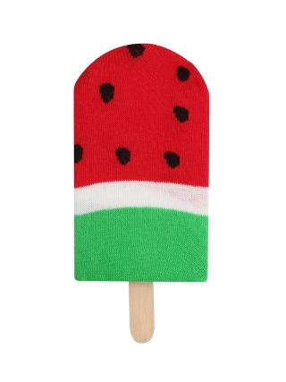 Funny Sokken - Watermeloen Ijs - Rood