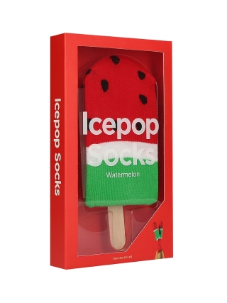 Funny Sokken - Watermeloen Ijs - Rood