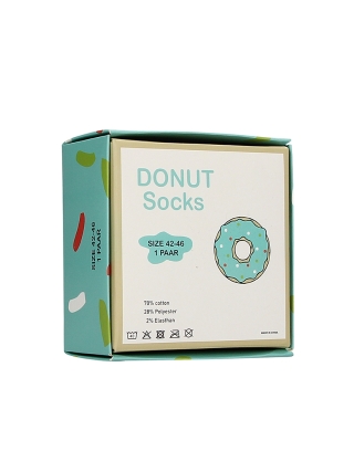 Funny Sokken - Donut - Groen