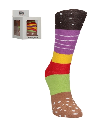 Funny Sokken - Hamburger - Multicolor