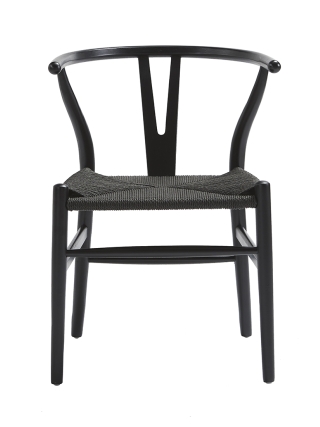 Turku Rattan Stoel - Zwart