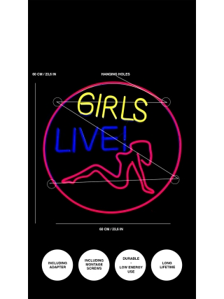 Girls Live - LED Neon Sign