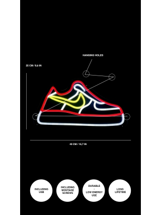 Nike Sneaker - LED Neon Sign