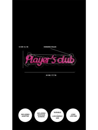 Players Club - LED Neon Sign