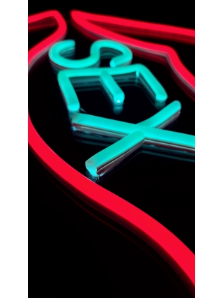 Sexs Lips - LED Neon Sign
