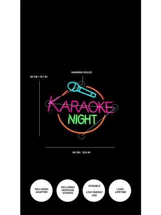 Karaoke Night  - LED Neon Sign