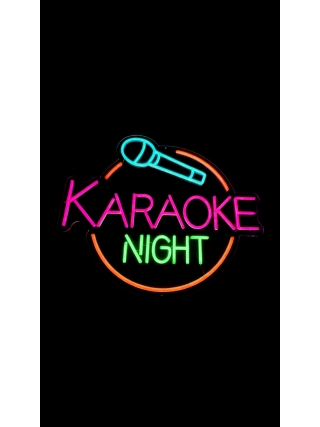 Karaoke Night  - LED Neon Sign