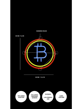Bitcoin - LED Neon Sign