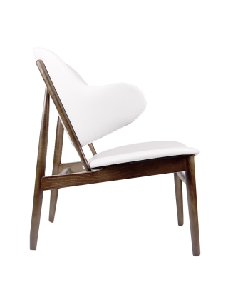Wolfgang Loungestoel - Bruin, Wit