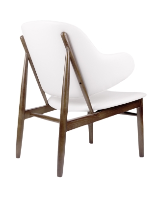 Wolfgang Loungestoel - Bruin, Wit