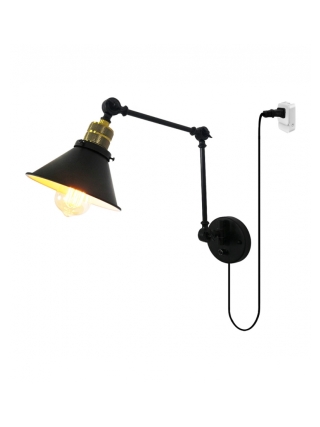 Danica Wandlamp - Zwart