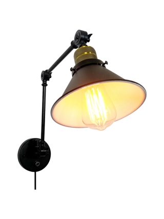 Danica Wandlamp - Zwart