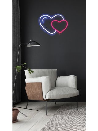 Double Heart - LED Neon Sign