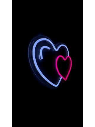 Double Heart - LED Neon Sign