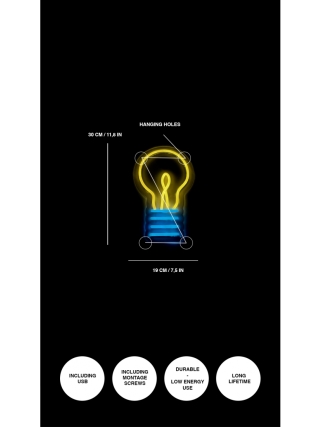 Light Bulb - LED Neon Sign