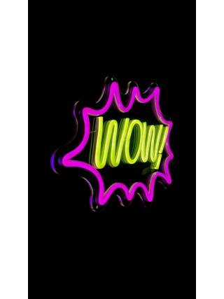 WOW - LED Neon Sign