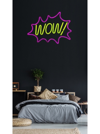 WOW - LED Neon Sign