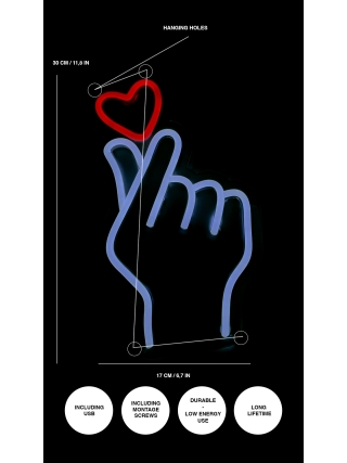 Hand - LED Neon Sign