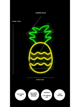 Pineapple - LED Neon Sign