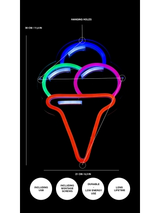 Icecream - LED Neon Sign