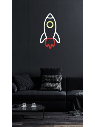 Space Rocket - LED Neon Sign
