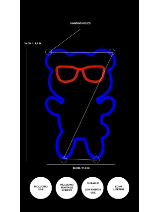 Bear - LED Neon Sign