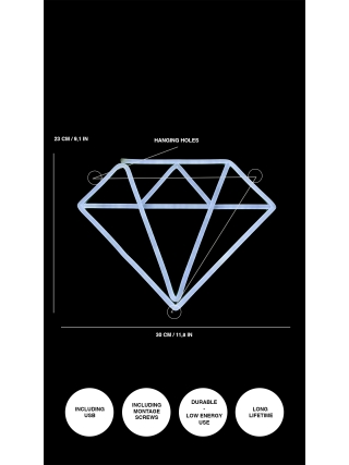 Diamond - LED Neon Sign