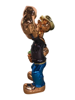 Fyberglass Sculptuur - Matroos Stripfiguur - Multicolor