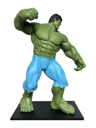 Fyberglass Sculptuur - Held Stripfiguur - Groen