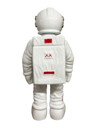 Fyberglass Sculptuur - Astronaut - Wit