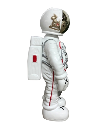 Fyberglass Sculptuur - Astronaut - Wit