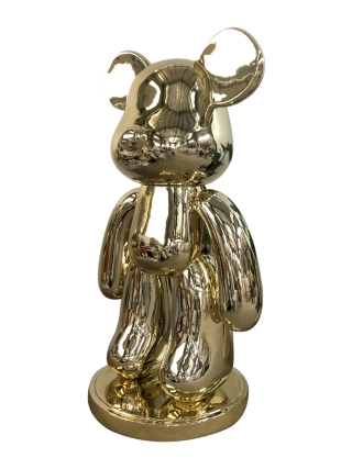 Fyberglass Sculptuur - Brick Beer Figuur - Goud