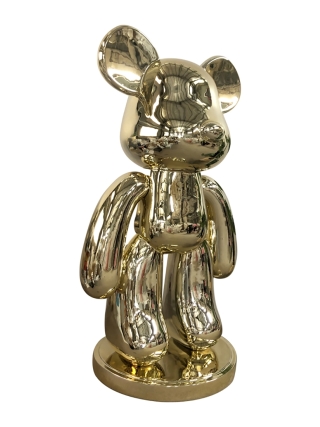 Fyberglass Sculptuur - Brick Beer Figuur - Goud