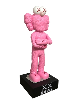 Fyberglass Sculptuur - KAWS Fashion Puppet - Roze