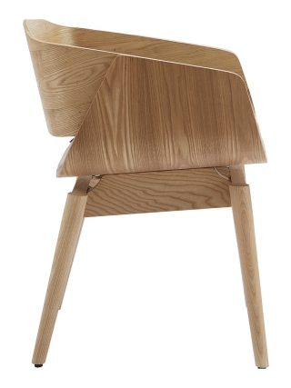 Memphis - Houten Eetkamerstoel - Naturel