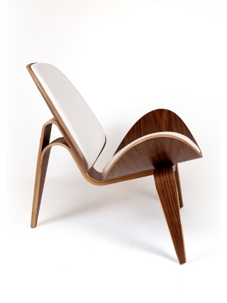 Tonder Loungestoel - Bruin, Wit