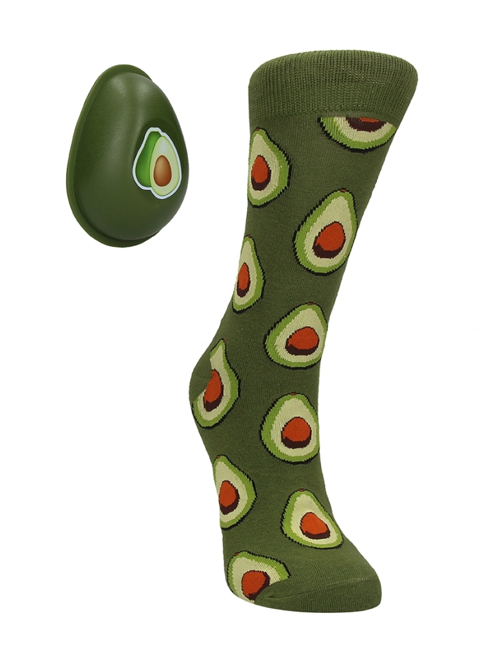 Funny Sokken - Advocado - Groen