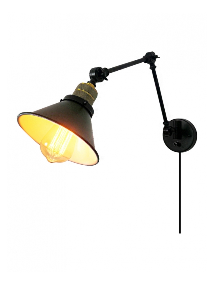 Danica Wandlamp - Zwart