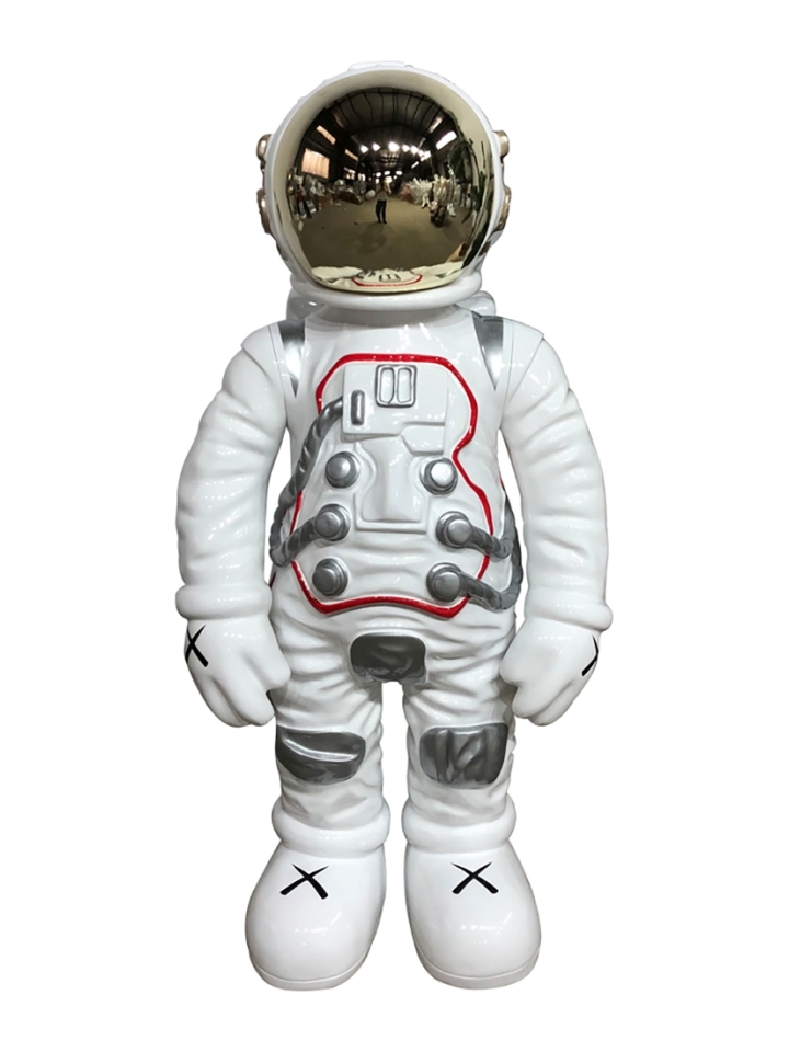 Fyberglass Sculptuur - Astronaut - Wit
