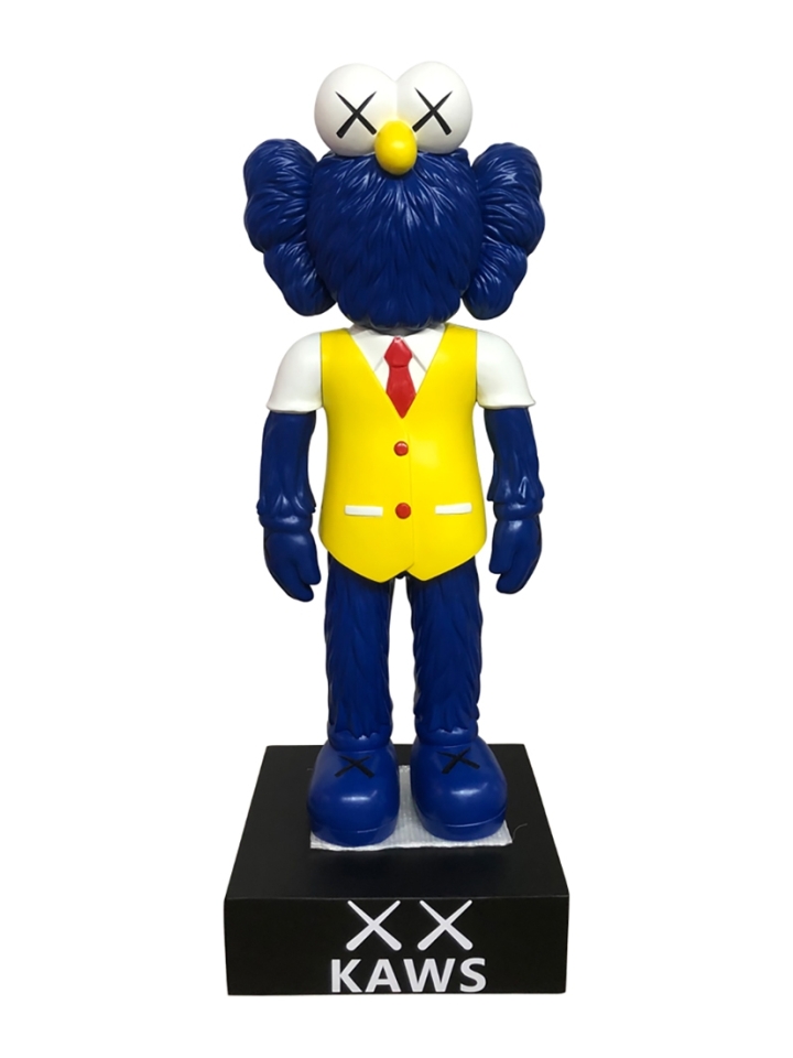Fyberglass Sculptuur - KAWS Fashion Puppet - Multicolor