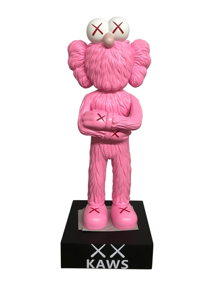 Fyberglass Sculptuur - KAWS Fashion Puppet - Roze