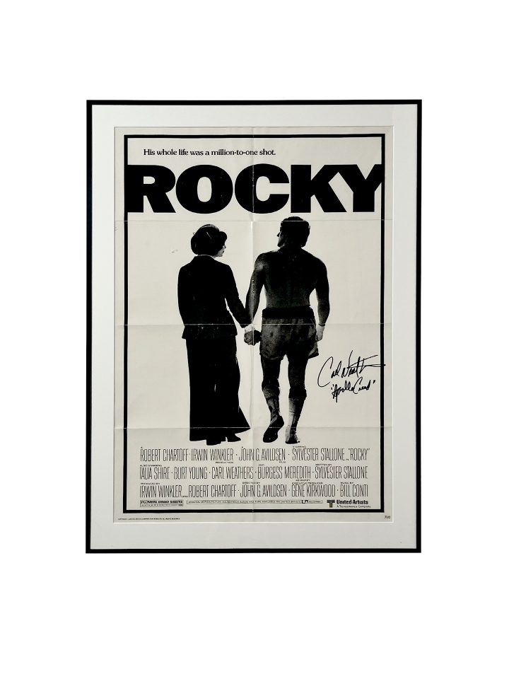 Poster - Rocky - Gesigneerd - Carl Wather