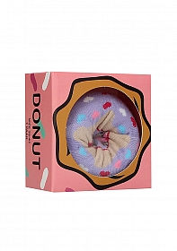 OHNO Cadeau Artikelen Funny Paarse Donut Sokken - Paars