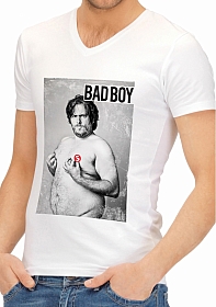 OHNO Cadeau Artikelen Funny Shirt Bad Boy - Maat S