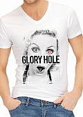 OHNO Cadeau Artikelen Funny Shirt Glory Hole - Maat S