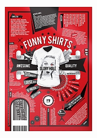 OHNO Cadeau Artikelen Funny Shirt Glory Hole - Maat S