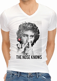OHNO Cadeau Artikelen Funny Shirt The Nose Knows - Maat S